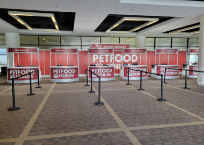 Petfood Forum Exhibitor Registration Booths by Viper Tradeshow Services